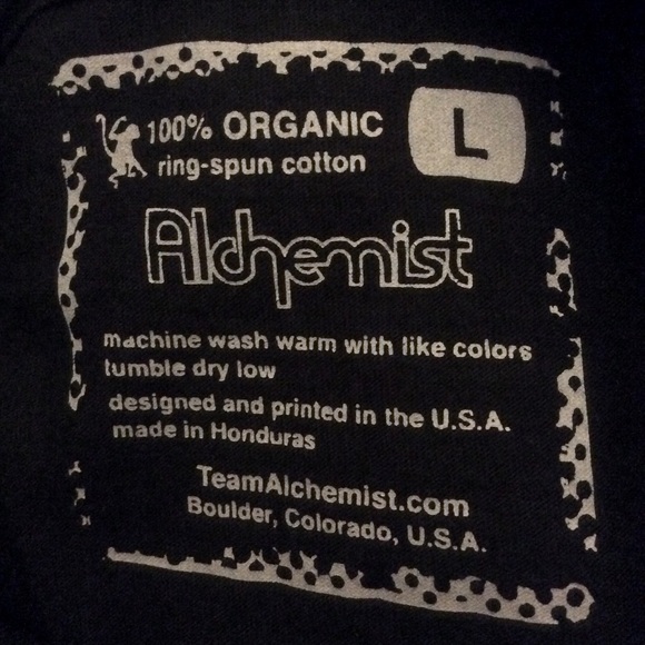 Alchemist Boulder Colorado Organic Cotton Tee Sz L - Picture 8 of 8